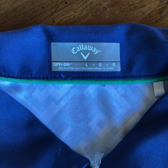 Callaway Geo Print 1/4 zip Sleeveless Golf Polo Women’s size Large - Picture 9 of 11